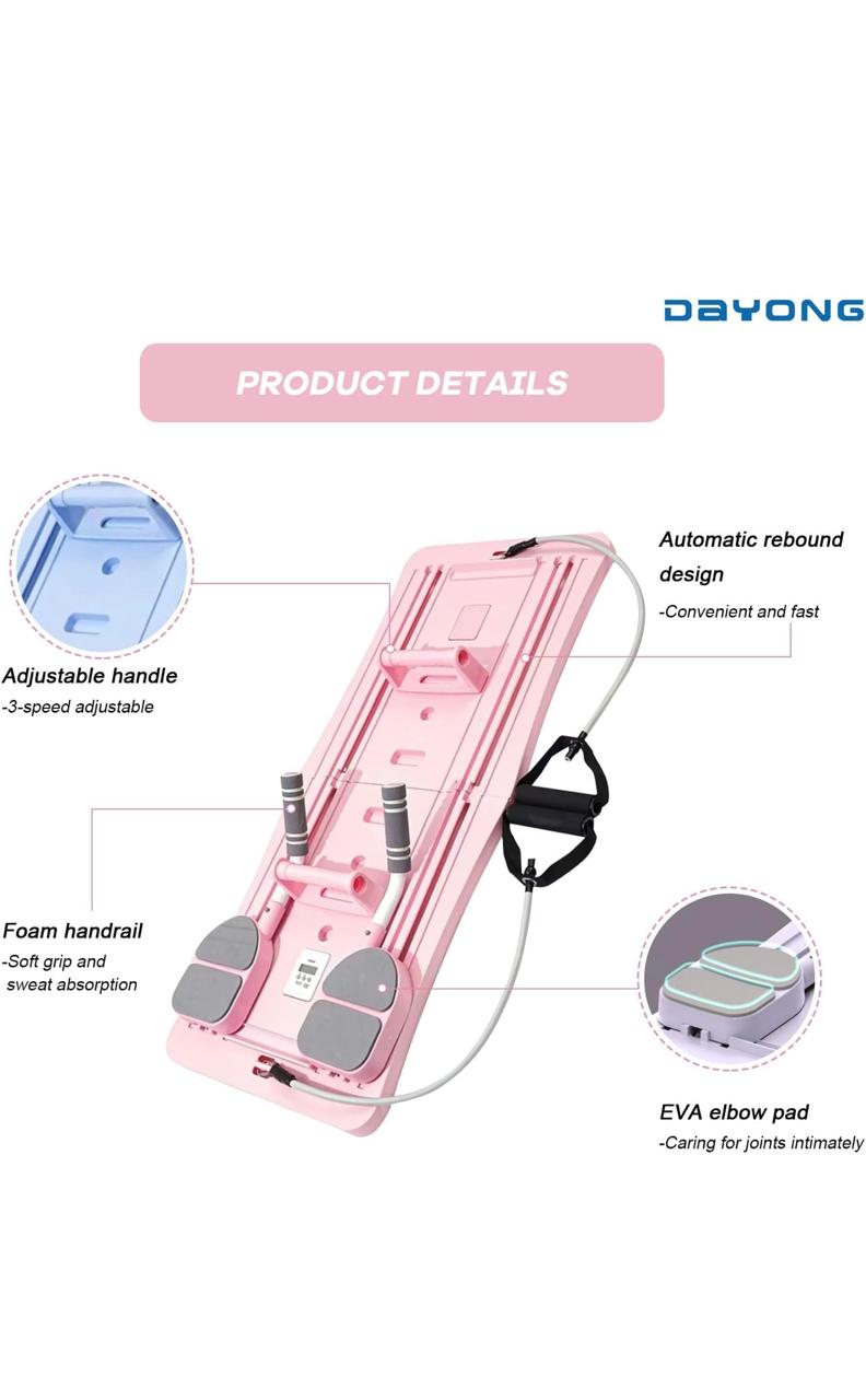 مجموعة أدوات بيلاتس ريفورمر قابلة للطي
